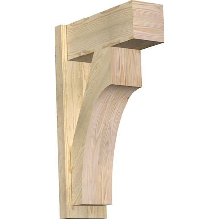 Ekena Millwork Westlake Block Rough Sawn Outlooker, Douglas Fir, 8"W x 20"D x 32"H OUT08X20X32WTL05RDF